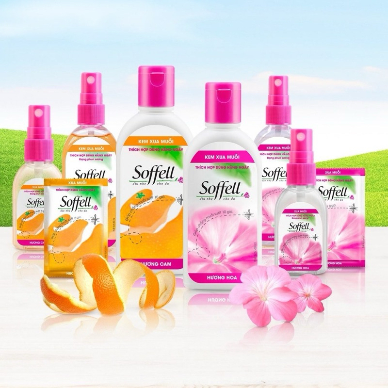 ✅ Soffell kem xua muỗi cho cả gia đình