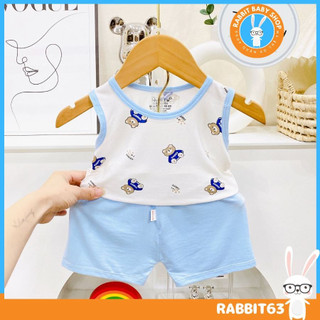 , Đồ bộ sơ sinh cho bé vải peptit cho bé từ 0-18m, UCHI63
