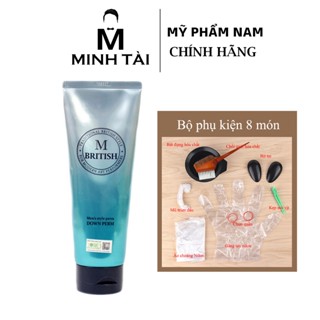 Kem ép side tóc chuyên nghiệp cho Nam BRITISH M Men's Style Down Perm 200g