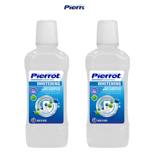 Combo 2 Nước Súc Miệng Trắng Răng PIERROT Whitening Chống Hình Thành Mảng Bám, Ngừa Ố Vàng Trên Răng 500ML