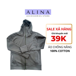 {XÃ HÀNG BỎ MẪU} Áo Khoác Chống nắng 100% COTTON  Hàng VNXK Thời Trang Alina