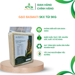 Gạo Basmati Sức Khỏe Xanh Túi 5kg - Nhập khẩu Ấn Độ chính hãng
