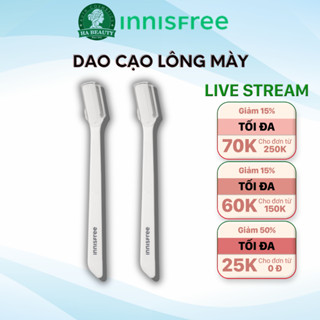 Dao cạo chân lông mày vào khuôn gọn gàng sắc nét innisfree Eyebrow Razors 2ea