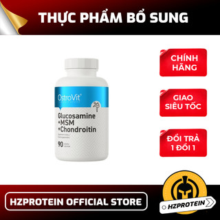 OSTROVIT GLUCOSAMINE + MSM + CHONDROITIN - HỖ TRỢ BẢO VỆ XƯƠNG KHỚP, BÔI TRƠN, CHỐNG THOÁI HÓA KHỚP (90 VIÊN)