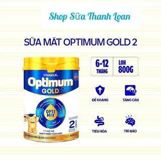 [HSD T1-2026] [Mẫu Mới] Sữa Bột Vinamilk Optimum Gold 2 800g.