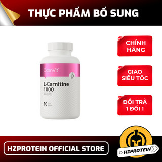 OSTROVIT L-CARNITINE 1000MG - CARNITINE TĂNG HIỆU SUẤT, HỖ TRỢ GIẢM MỠ, CHUYỂN HÓA MỠ THỪA THÀNH NĂNG LƯỢNG (90 VIÊN)
