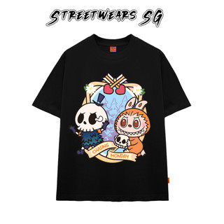 Áo thun LaBuBu Chasing Monday Unisex cotton cao cấp form âu - LBB02-1 - Streetwears SG