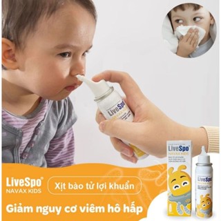 Navax KIDS - XỊT BÀO TỬ LỢI KHUẨN LIVESPO NAVAX KIDS GIÚP TĂNG ĐỀ KHÁNG ĐƯỜNG HÔ HẤP