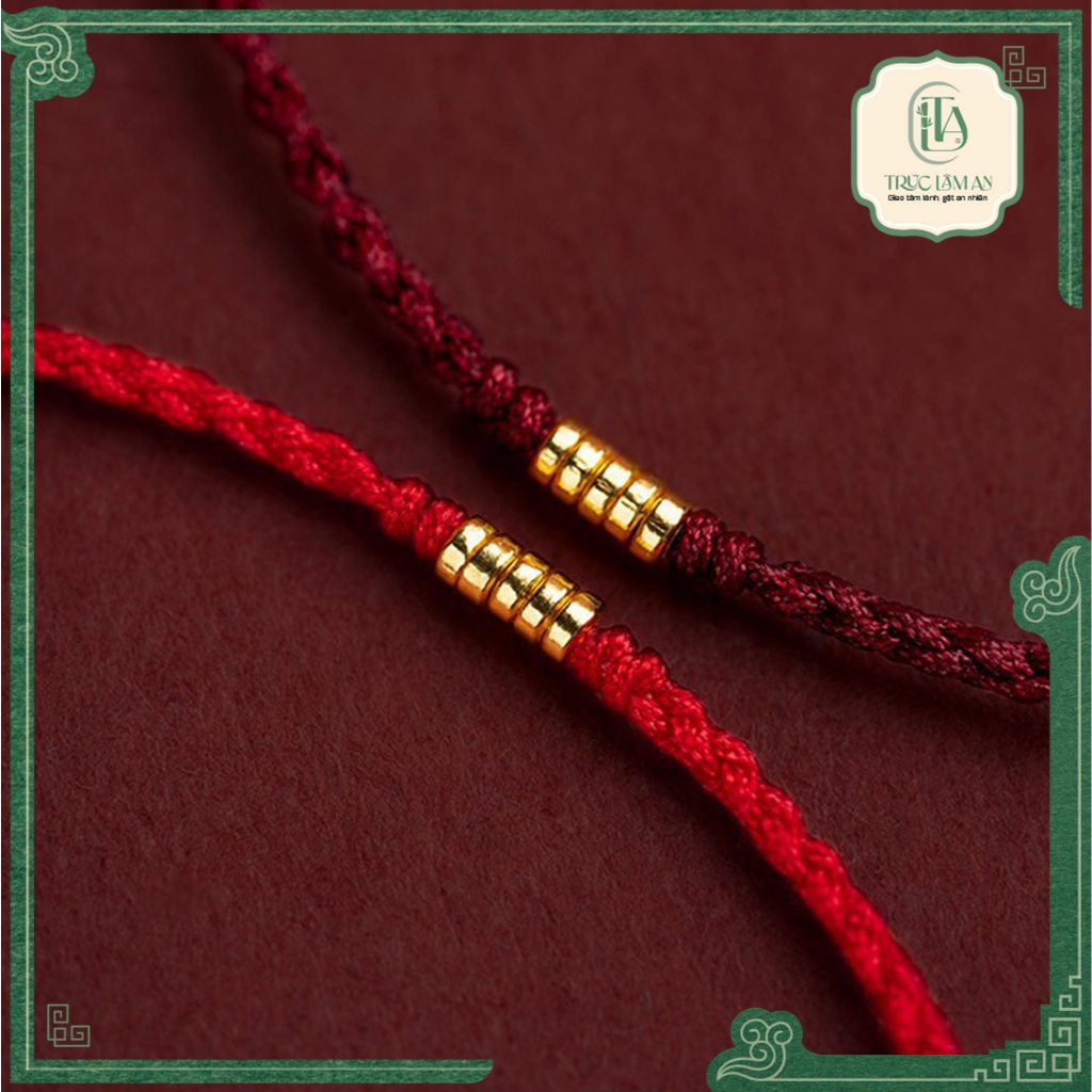 Vòng Tay Ngũ Lộ Thần Tài - TRÚC LÂM AN - Vòng Tay Chỉ Đỏ | BigBuy360 - bigbuy360.vn