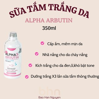 Sữa tắm alpha arbutin của precious skin 3+ plus 350ml