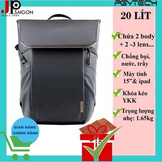 Balo máy ảnh pgytech onego air 20l + da cừu
