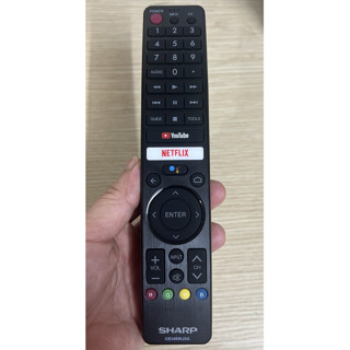  Điều Khiển Tivi Sharp Giọng Nói   Loại Cong   Remote Sharp 42 inch 2T-C42BG1X Có Tìm Kiếm Giọng Nói Hàng Tốt Mới 100% 