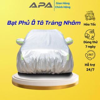 Bạt phủ xe ô tô 3 lớp chống xước, chống nắng, chống mưa, chống cháy– bạt che ô tô tráng nhôm cao cấp