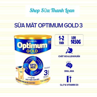 Sữa bột vinamilk optimum opti mix gold 3 1450g.