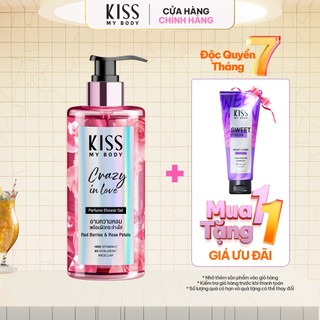 Sữa Tắm Toàn Thân Hương Nước Hoa Kiss My Body - Hương CRAZY IN LOVE 380ml