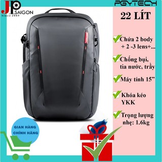 Balo máy ảnh pgytech onemo lite 22l, black + bóng thổi bụi