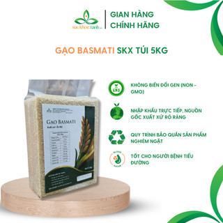 Gạo Basmati India ngăn ngừa tiểu đường - 5kg/túi - Nhập khẩu Ấn Độ chính hãng