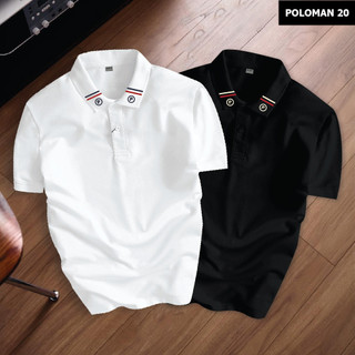 Áo Thun Polo Nam Cổ Bẻ POLOMAN Chất Cá Sấu CVC Thoáng Mát, Phong Cách Trẻ Trung Thanh Lịch