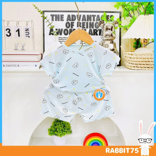 , Đồ bộ cộc tay gấu mini bbay cho bé vải thun lạnh cao cấp cho bé, UCHI74