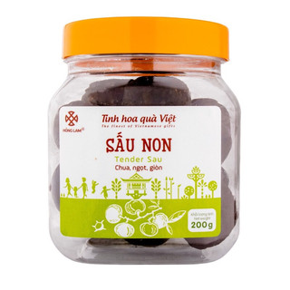 Ô mai sấu non Hồng Lam hộp 200g