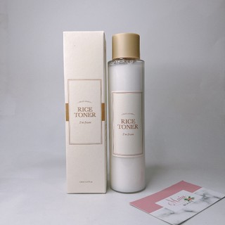 DATE 02/2027 - Nước Hoa Hồng I'M From Rice Toner Chiết Xuất Từ Gạo Dưỡng Sáng Da 150ml