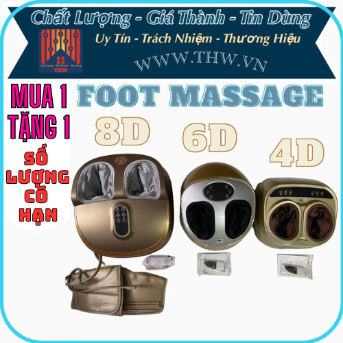 | THW | Máy massage bấm huyệt. mát xa chân 360 độ với nhiệt độ ấm chân.