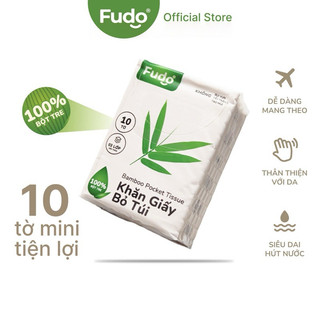 Khăn giấy fudo tissue mini bỏ túi - 1 gói đơn