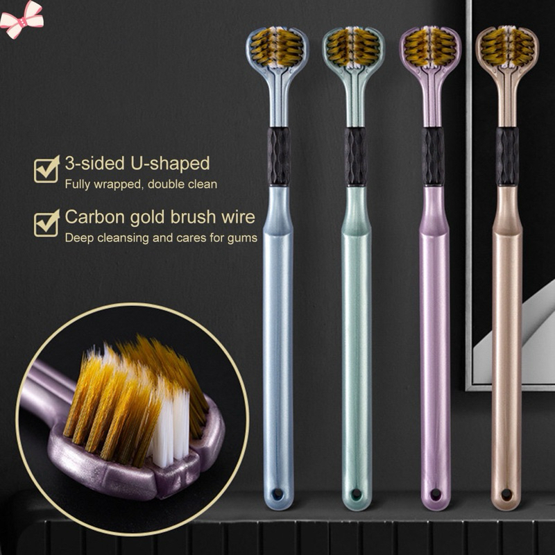 bàn chải đánh răng Đa chiều chải 3Mặt lông mềm mại đánh bay mọi mảng bám/1 chiếc