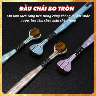 bàn chải đánh răng Đa chiều chải 3Mặt lông mềm mại đánh bay mọi mảng bám/1 chiếc