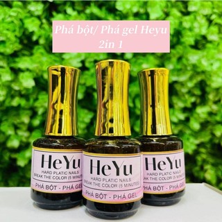 Phá bột HEYU 2in1 - nước phá bột ,phá gel siêu nhanh - dung dịch phá gel nail