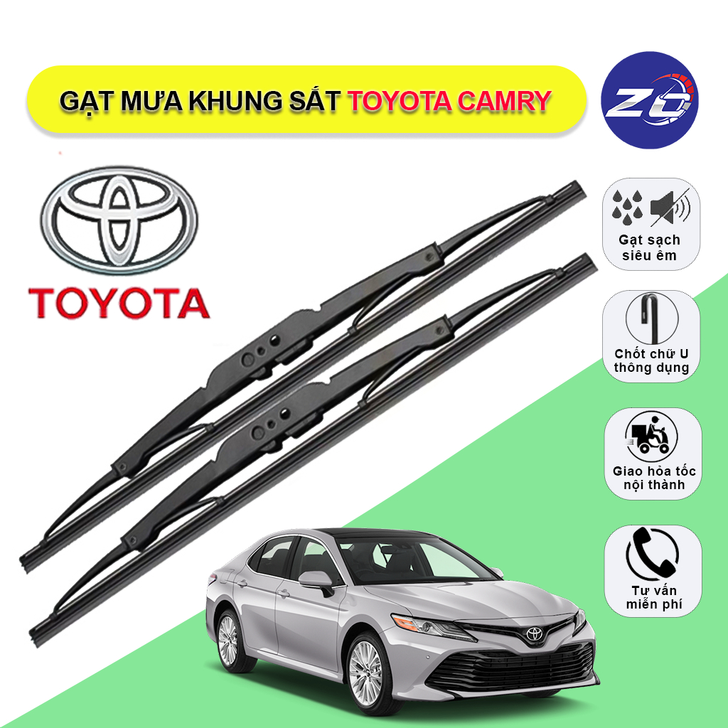 Gạt nước mưa xe ô tô Toyota Camry (1992-2022) lưỡi gạt mưa silicon xe oto thông minh oto xe hơi