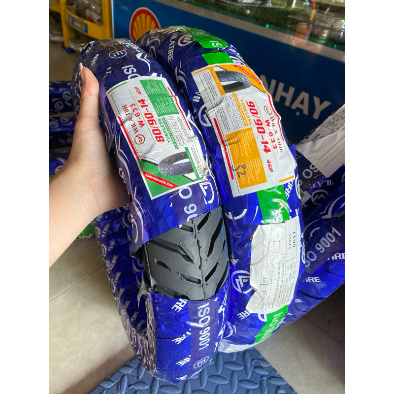 Vỏ không xài ruột WILA 80/90-14 90/90-14 cho Vario Click Vision AB