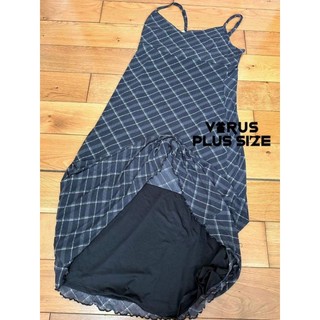 Đầm midi F21Plus chất thun lưới BIGSIZE [9864]