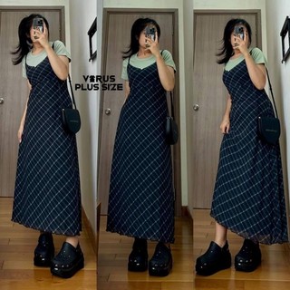 Đầm midi f21plus chất thun lưới bigsize