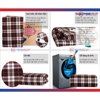 [Ship Hoả Tốc] Chăn - Đệm Điện Nhật Bản AKIRA (100% Chính Hãng) [Free Ship]