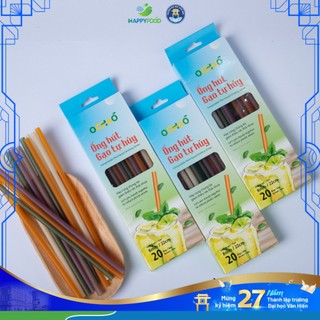 20 ống hút gạo mix màu ochao