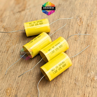 Tụ loa 3.3 uF MeiDeSheng không phân cực cho phân tần loa 400VDC , giá 1 cái