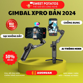 Gymbal quay phim chống rung SMART X Pro - Tay cầm điện thoại hỗ trợ tất cả các điện thoại đời mới