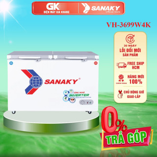 VH-3699W4K - MIỄN PHÍ CÔNG LẮP - Tủ Đông Mát Sanaky Inverter 260 Lít VH-3699W4K