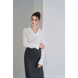Áo sơ mi nữ tay dài RUZA công sở thiết kế thanh lịch sang trọng ADF190