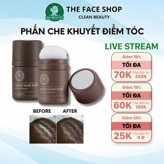 Phấn che khuyết điểm tóc the face shop quick hair puff 7g