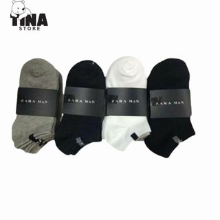 Vớ cổ ngắn nam nữ chất Vớ cotton thoáng khí chống mùi kháng khuẩn YUKI STORE