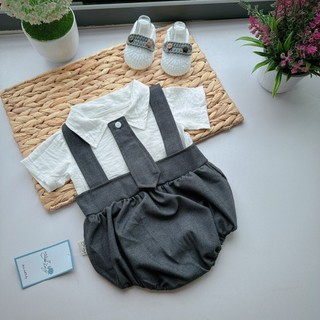 Set body chip xám bé trai