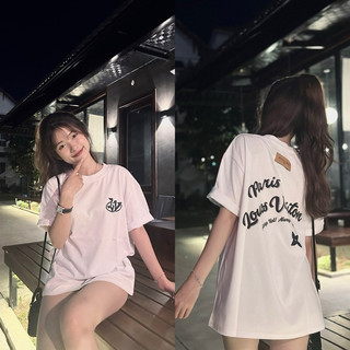 [PHÔNG MỚI NHẬT LỆ 2024] Áo Lou is tag vàng chữ in to sau lưng