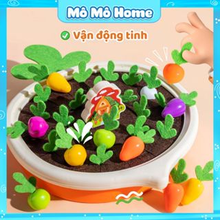  Đồ chơi nhổ cà rốt củ cải rèn luyện trí nhớ phát triển đa giác quan cho bé Mô Mô Home 