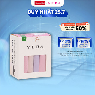 Combo 06 quần lót nữ thun lạnh VERA 6323 [Giao màu ngẫu nhiên]