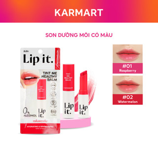 Son Dưỡng Môi Có Màu Lip It Tint Me Healthy Balm Hạn Chế Môi Khô, Làm Đều Màu Môi 3g