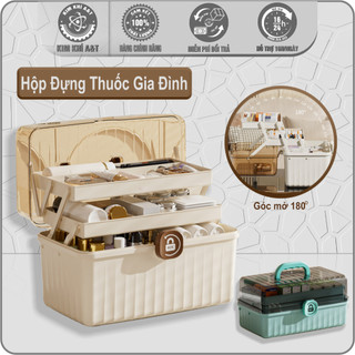 Hộp đựng thuốc gia đình Toshudo, đựng thuốc, đồ dùng y tế và đồ mỹ phẩm