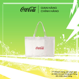 Túi tote canvas trắng Coca - Cola Coca-Cola Official Store