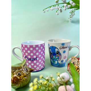 Bộ ly và tô nhân vật hoạt hình Stich by Disney cute